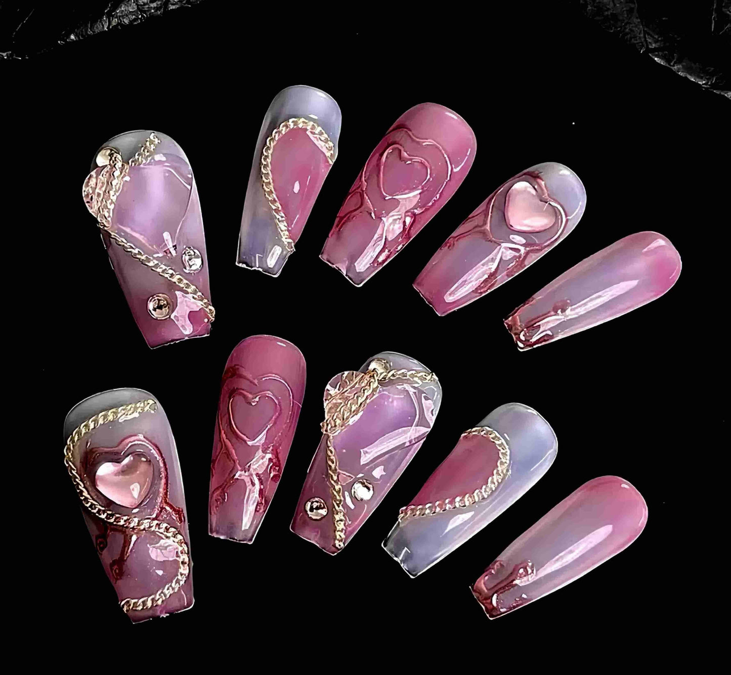 『Eternal Moonlight』-[press-on-nails]-Cupid Fantasy-Beauty&Fashion