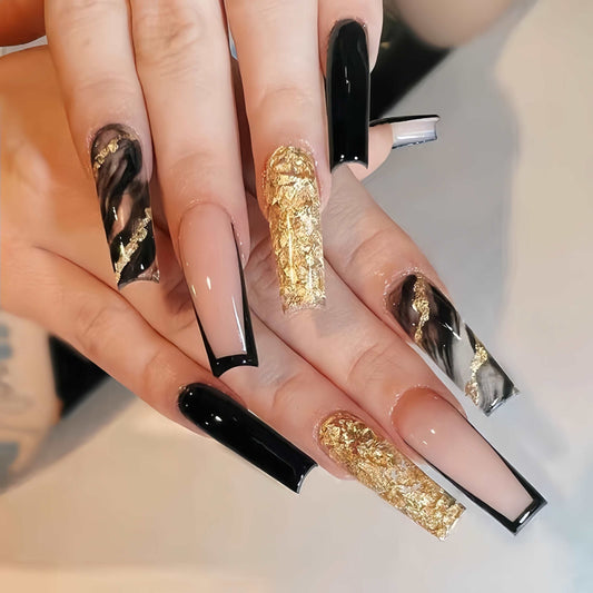 『Desert Gilding』-[press-on-nails]-Cupid Fantasy-Beauty&Fashion