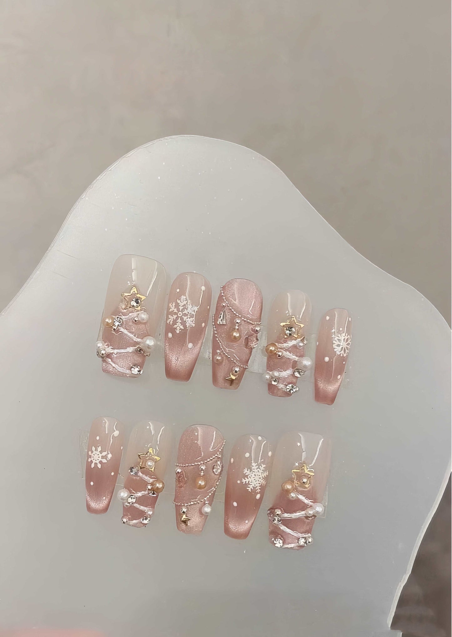 『Christmas Sweet Dreams』-[press-on-nails]-Cupid Fantasy-Beauty&Fashion