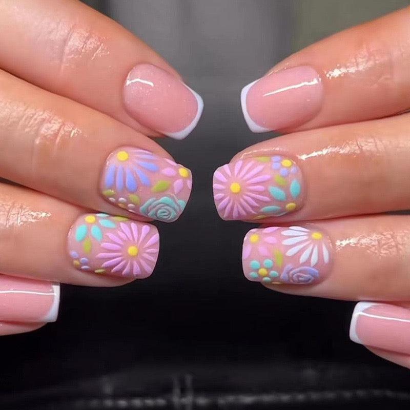 『Floral Whirl』-[press-on-nails]-Cupid Fantasy-Beauty&Fashion