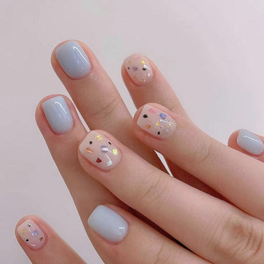 『Blue Shard』-[press-on-nails]-Cupid Fantasy-Beauty&Fashion