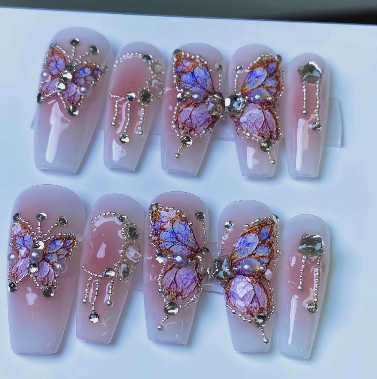 『Butterfly Effect』-[press-on-nails]-Cupid Fantasy-Beauty&Fashion