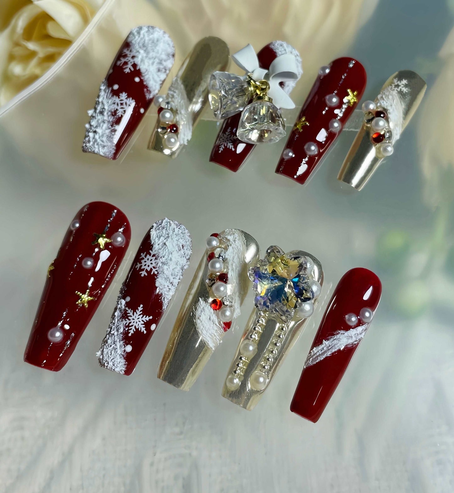 『Christmas Starlight』-[press-on-nails]-Cupid Fantasy-Beauty&Fashion