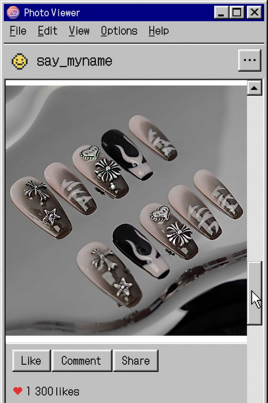 『Watching U』-[press-on-nails]-Cupid Fantasy-Beauty&Fashion-fakenail-nailart